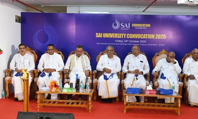 Sai University Convocation 2025; Leaders Urge Students to Lead with Integrity and Purpose